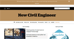 Desktop Screenshot of newcivilengineer.com